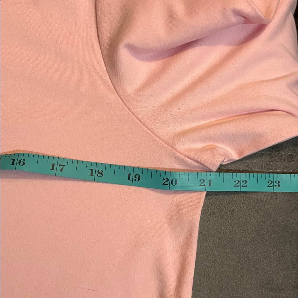 Indigo Soul pink beaded flamingo 3/4 length sleeve cotton shirt Large - Picture 14 of 14